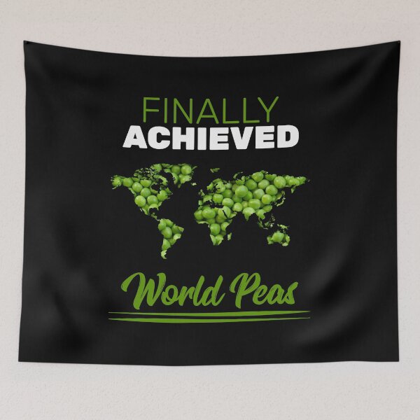 Item preview, Finally Achieved World Peas Map Love Union Solidarity Unity Pun Peas Peace On Earth Friendship Love Unification Tee designed and sold by shirti.