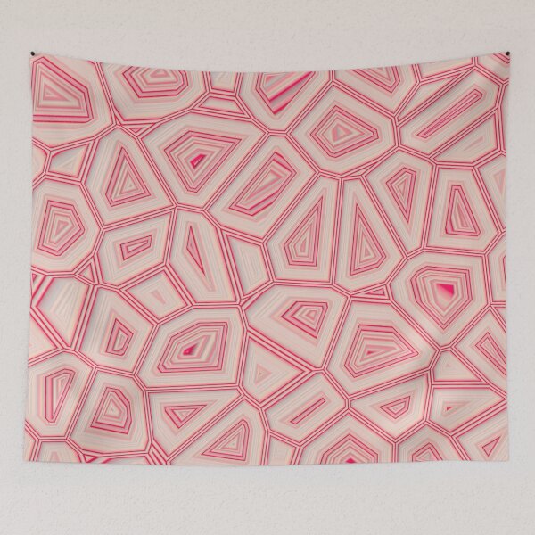 Item preview, Red Cubist Geometric Abstract Art designed and sold by bradm50.