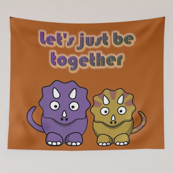Item preview, Let's just be together, a couple of dinos designed and sold by helenkaiy.