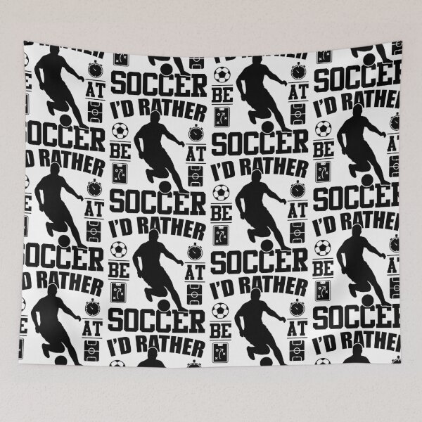 Item preview, I'd Rather Be At Soccer | Sports Fan designed and sold by GravitiTees.