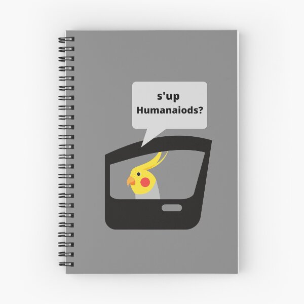 Item preview, S'up Humanoids? Cockatiel Driving Car designed and sold by GoodMoodFood.