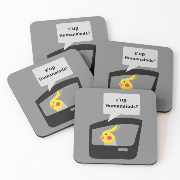 Item preview, S'up Humanoids? Cockatiel Driving Car designed and sold by GoodMoodFood.