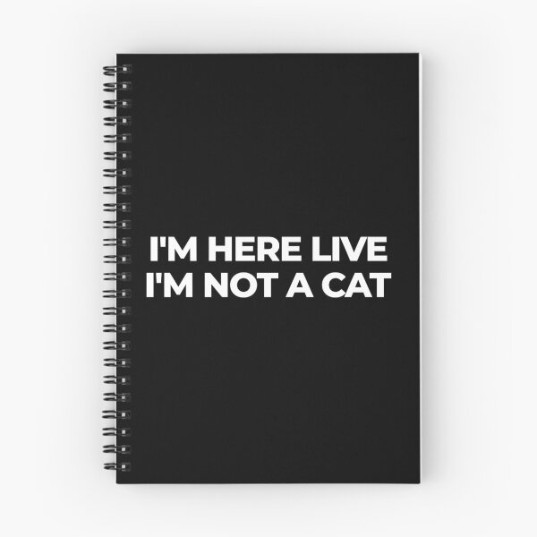 Item preview, I'm here now, I'm not a cat designed and sold by EnjoyMyTees.