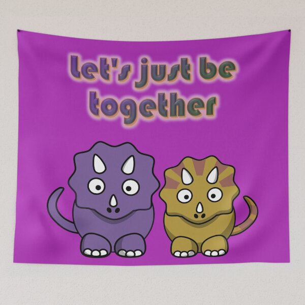 Item preview, Let's just be together, a couple of dinos designed and sold by helenkaiy.