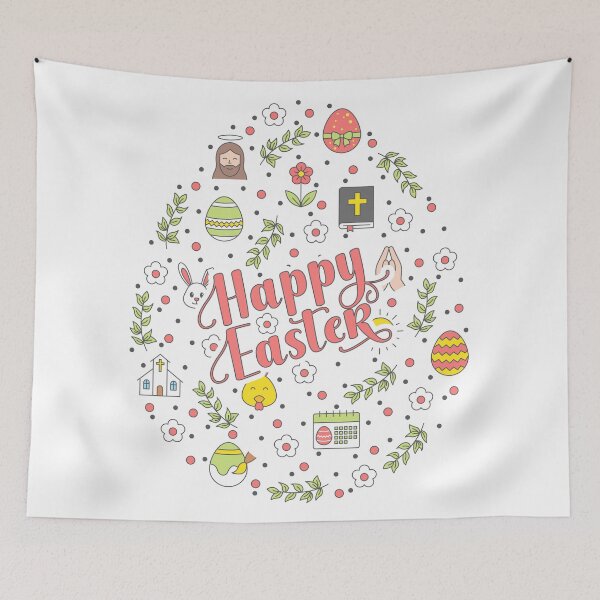 Item preview, Happy Easter Egg Pattern designed and sold by Mariano Topno.