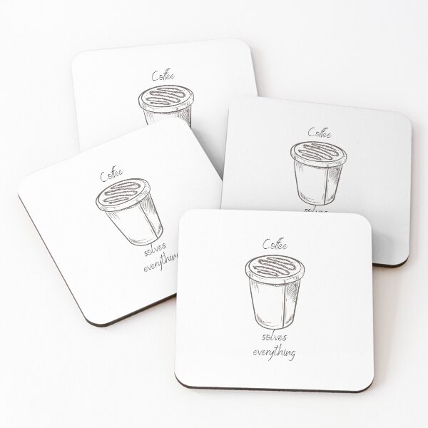Item preview, Coffee Solves Everything designed and sold by alexeerma.
