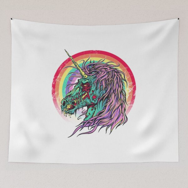 Item preview, Zombie Unicorn with Rainbow designed and sold by memetric.