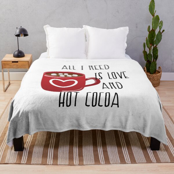 Item preview, All I Need Is Love And Hot Cocoa designed and sold by VikiQuick.