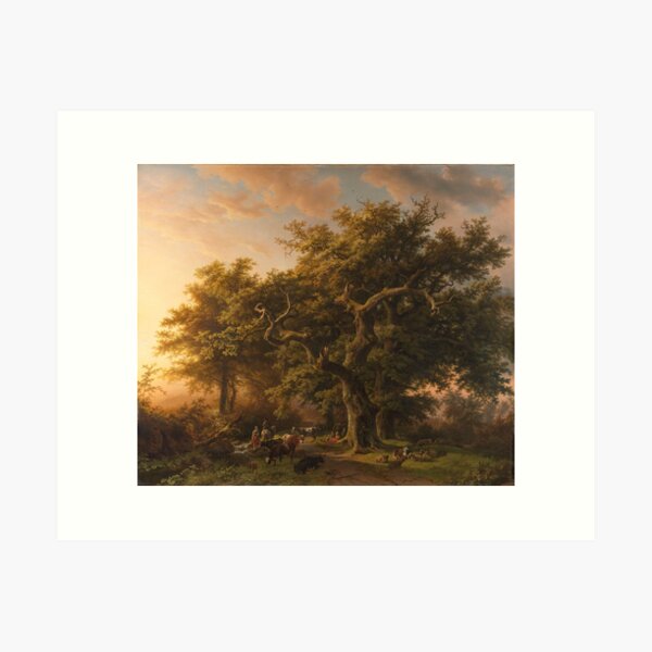 Item preview, Forest Scene, Barend Cornelis Koekkoek, 1848 designed and sold by Dutch Masterpieces.