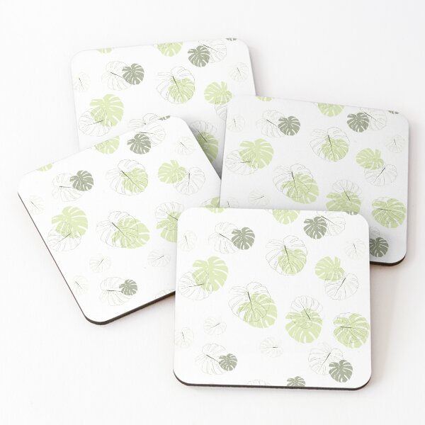 Item preview, Monstera pattern leaves plant houseplant green designed and sold by MyArtistry.