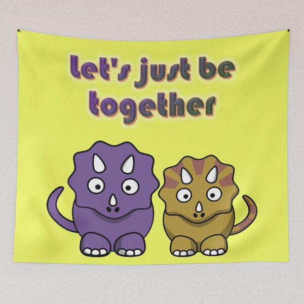 Item preview, Let's just be together, a couple of dinos designed and sold by helenkaiy.