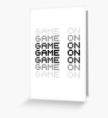 Game On Gaming Geek Video Games PC Playstatopn XBox Greeting Card