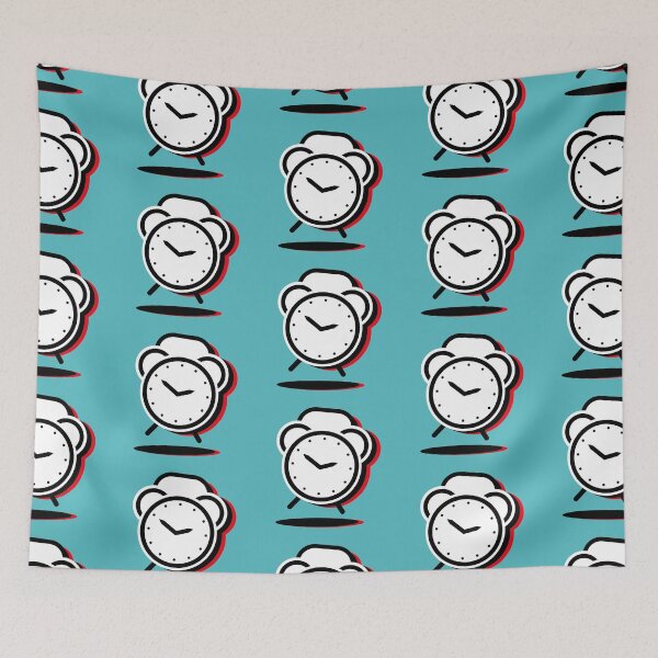 Item preview, Tik...Tik...I'm your funny clock-blue background designed and sold by CSouissi.