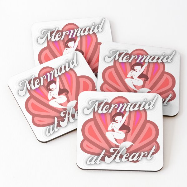 Item preview, Mermaid at Heart designed and sold by ImpPrintsArt.