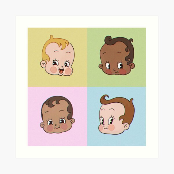 Baby Face Club Art Print