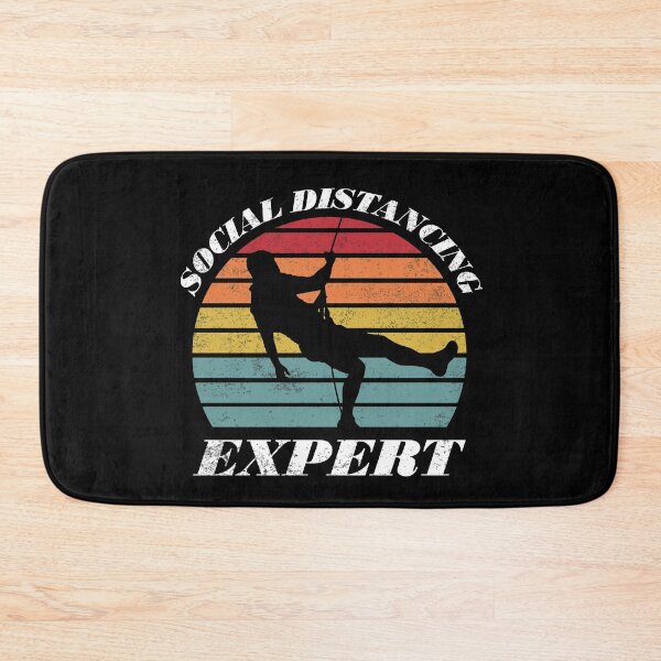Item preview, Social Distancing Expert for Rock Climbing Outdoor Wildlife Design designed and sold by trendyzcom.