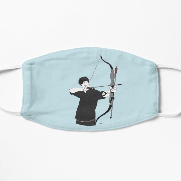 Alec Lightwood Shadowhunters drawing Flat Mask
