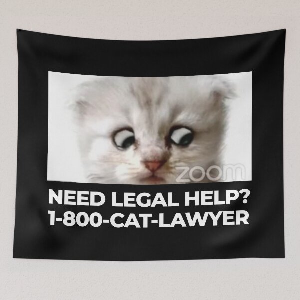 Item preview, Call Cat Lawyer designed and sold by EnjoyMyTees.
