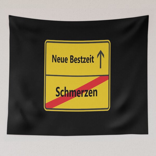 Item preview, Schmerzen? Neue Bestzeit! designed and sold by NT99.