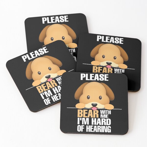 Item preview, Hearing Impaired Cute Design (Black) designed and sold by KirkyEdits.