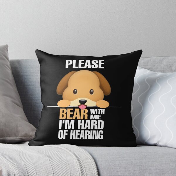Item preview, Hearing Impaired Cute Design (Black) designed and sold by KirkyEdits.