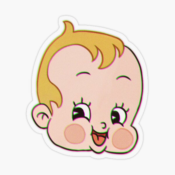 Baby Face Club Transparent Sticker