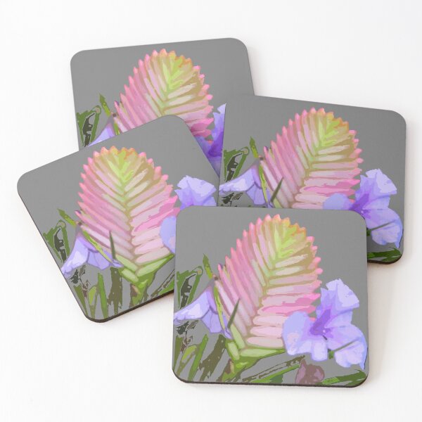 Item preview, Pink Quill, Blue Flowered Torch,Tillandsia designed and sold by NJartbyNJacobson.