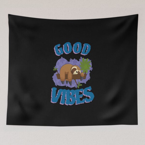 Item preview, Sloth GOOD VIBES ONLY LOVE designed and sold by GOOD-TIME.