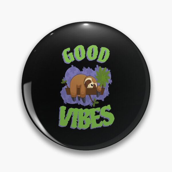 Item preview, Sloth GOOD VIBES ONLY LOVE designed and sold by GOOD-TIME.