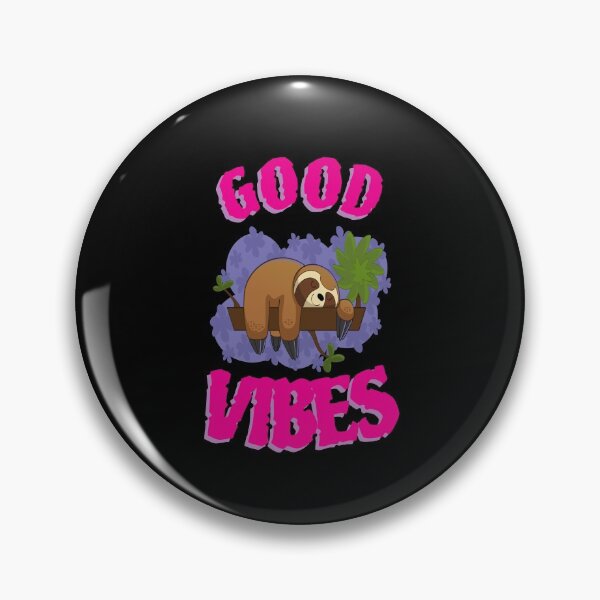 Item preview, Sloth GOOD VIBES ONLY LOVE designed and sold by GOOD-TIME.