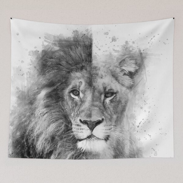 Item preview, Lion and Lioness designed and sold by MammuArt.