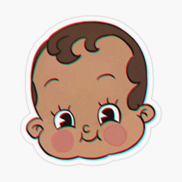 Baby Face Club Transparent Sticker