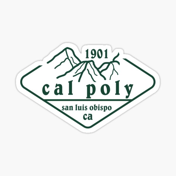Cal Poly SLO Diamond Sticker