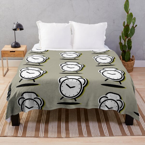 Item preview,  Tik...Tik...I'm your funny clock-green grey background designed and sold by CSouissi.