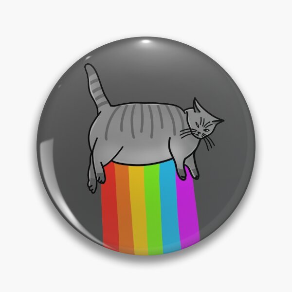 Item preview, Cat with rainbow designed and sold by Tadday.