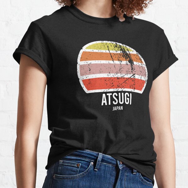 Atsugi Japan Cities and Regions Abstract Vintage Sun Souvenir Classic T-Shirt