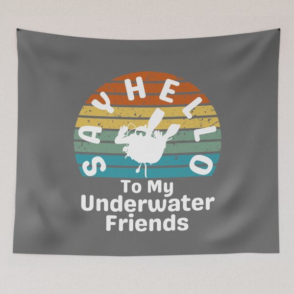 Item preview, Say Hello To My Underwater Friends designed and sold by StudioAquaLumos.