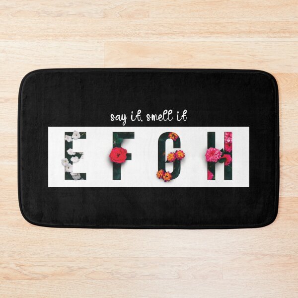 Item preview, Alphabet with flowers designed and sold by kikinafashion.