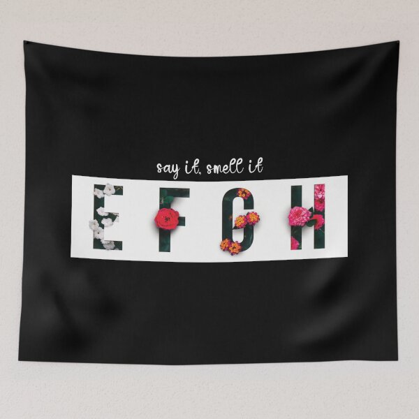 Item preview, Alphabet with flowers designed and sold by kikinafashion.