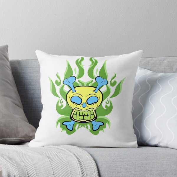 Item preview, Green Skull old  mascot designed and sold by Kalianda.