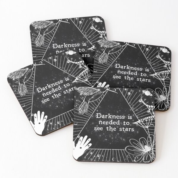 Item preview, Darkness is Needed to See the Stars Art Print designed and sold by shantishirts.