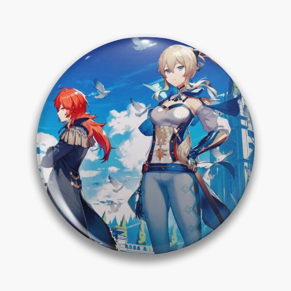 Item preview, Diluc and Jean | Genshin Impact designed and sold by Reigill.