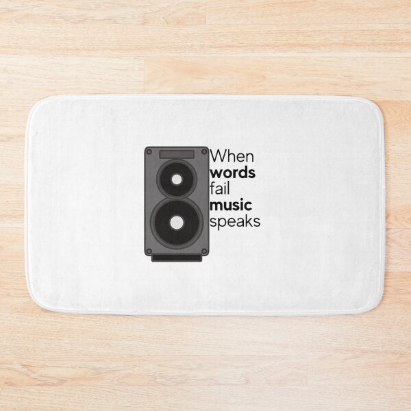 Item preview, When words fail music speaks designed and sold by alexeerma.