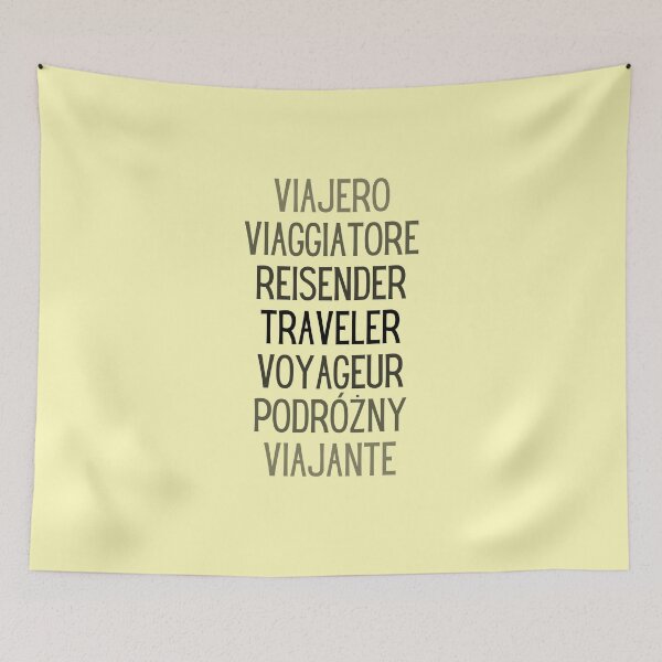Item preview, Traveler, foreign languages designed and sold by Unchainthebeast.
