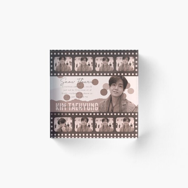 Item preview, BTS V Snow Flower by Kim Taehyung designed and sold by shrutidesigns.