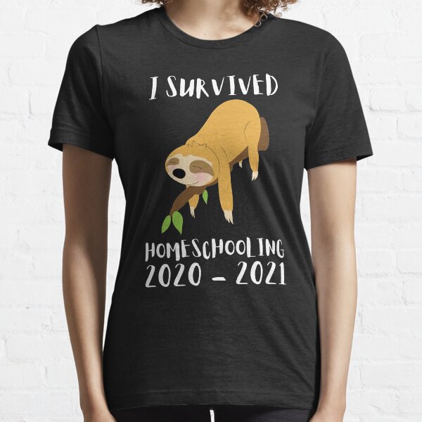 I survived Homeschooling 2020 2021 gift children Essential T-Shirt
