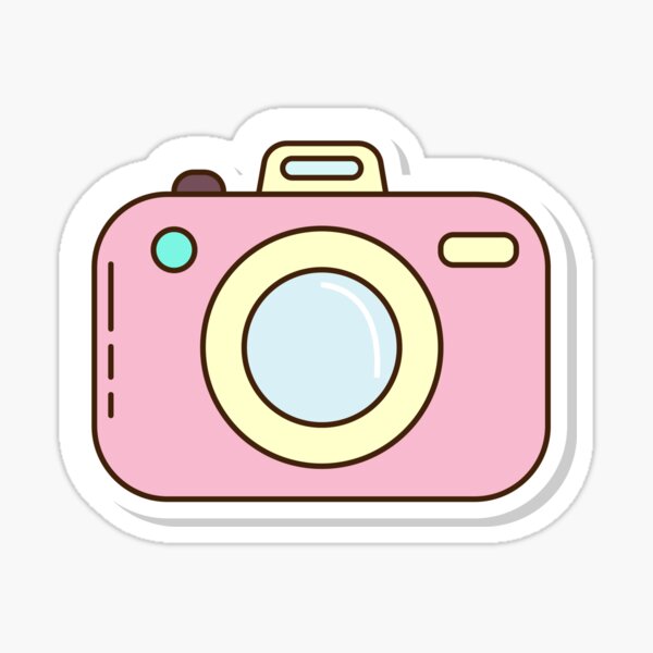 pink cute camera