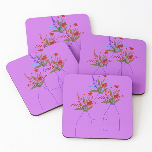 Item preview, Asymmetrical jar of wildflowers designed and sold by JoySpark.