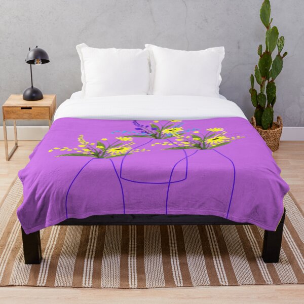 Item preview, Tarro asimétrico de flores silvestres designed and sold by JoySpark.