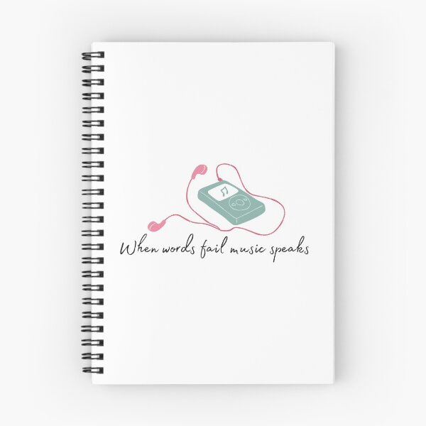 Item preview, When words fail music speaks quote designed and sold by alexeerma.